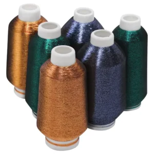 High Toughness Hand woven Line Sewing Thread Manufacturers Selling Polyester MX Metallic Yarn
