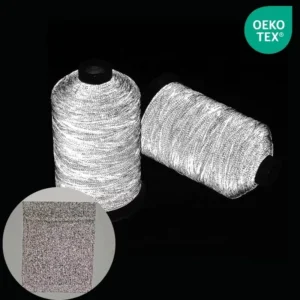 High Visibility Reflective Knitting Yarn 150D 300D Anti Break Gray Reflective Thread for Socks Sweaters & 3D Flyknit Uppers