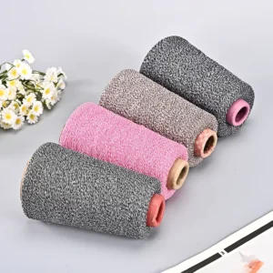 High grade two color recycled cotton yarn 4 32s combed cotton spun yarn pure cotton air jet spun yarn