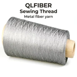 Highly Conductive Anti static 100% Stainless Steel Raw Metal Fiber Yarn for Sewing and Touch Screen Gloves with OE Technology