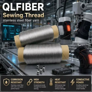 Highly Conductive Metallic Anti-static Grey Yarn for Touch Screen Gloves and Sewing OE Spun