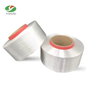 Hot Melt Yarn 50D 100D 150D 200D 300D 600D 1200D 100% Polyester Anti Pilling FDY White Clarity China Technics Style