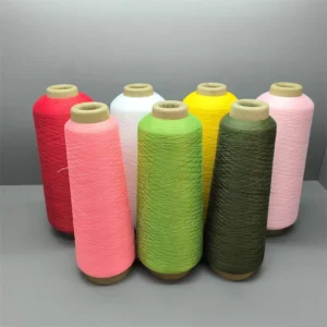 Imitation 100% Polyester DTY Yarn High Stretch Copy Yarn for High-end Sportswear Socks Panties Oeko-Tex Certified Anti-Bacteria
