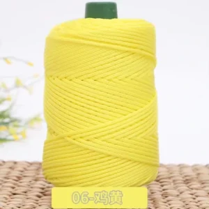 In Stock 3mm Polyester Yarn Nylon Ice Yarn Rope for Knitting Clothing Bags Shoes Hats Factory Price