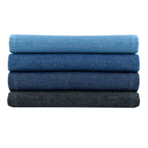 In Stock Hight Quality 100% Cotton Woven Custom Colored Denim Fabric Stretch Jeans Suppliers for Garment