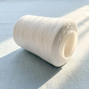 Industrial SPP GRS 18S 3 100%Recycled Polyester Poly Poly Corespun Raw White Sewing Thread Yarn for Lingerie and Swimsuits