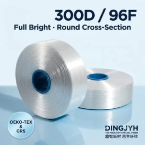 Innovative Flat Ribbon-like Polyester FDY 300D96F Yarn For Decorative Weaving And Fashion Accessories