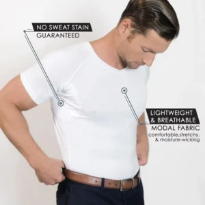 Inpenetrable Sweat Proof Barrier Provides Total Confidence Sweatproof Undershirt Sweat Proof t Shirt