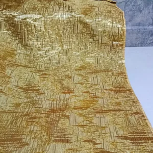 JSH8471 Golden Brocade Jacquard Fabric Yarn Dyed Metallic Woven Poly Shrink Resistant Wedding Girls Apparel Medium Weight