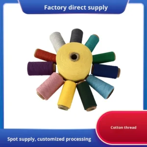 Jiufang High quality 7S 21S Color Polyester cotton Yarn Regenerated Ply Yarn for Cotton Socks