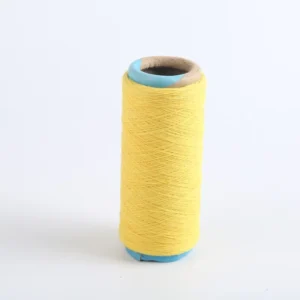Jiufang Supplies 10S Yellow High Tenacity Regenerated Cotton Polyester Blended Yarn with 2 3 5 Strands for Sewing
