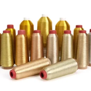 Kangfa Factory Metallic Embroidery Thread 100% Polyester Metallic Yarn Sewing Thread for Garment Accessories