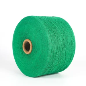 Kelly Green Cotton OE Yarn Eco friendly for Knitting Weaving Sewing