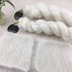Kid Mohair Silk 500m/50g Blended Natural Fiber Hand Knitting Yarn for Hand Dye