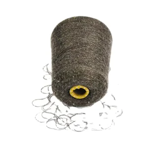 Kingeagle 48NM/2 Metallic Viscose Nylon PBT Shinning Fancy Knitting Core Spun Yarn Manufacturing