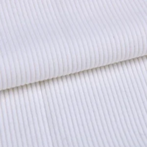 Knitted Interlock Fabric Spandex Polyester Modal Elastic 2X2 Rib Weft Knit Fabric for Sports