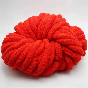 Knitted Velvet Chenille Blended Yarn Blanket Polyester Cushion Knitting Weaving Style Dyed Pattern Eco-Friendly Anti-Bacteria