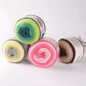 Knitting Yarn Polyester Wool Yarn Blended Yarn for Hand Knitting