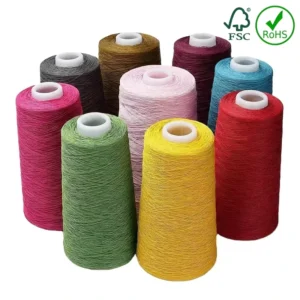 Lightweight Recycled Paper Yarn Biodegradable Kraft String for Gift Packaging OEM Factory Direct Supply