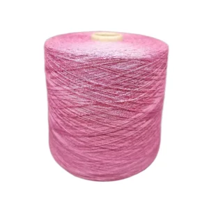 Linen Yarn 14S Purple Pink Cotton Linen Silk Blended Yarn for Knitting and Weaving