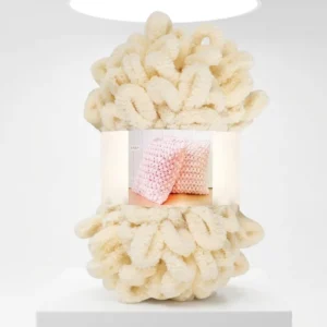 Loop Chenille Yarn Soft Plush Finger Knitting Yarn Suitable for DIY Blankets Pillows Scarves Hand Knitting