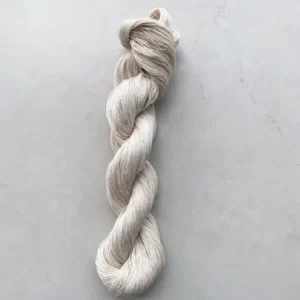 Lotus Yarns 100%Linen Lace Weight 290m/50g Undyed Color for Hand Knitting Crochet Hand Dyed