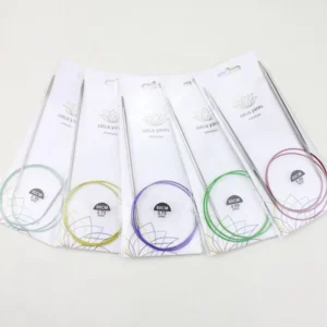 Lotus Yarns 80 cm Stainless Steel Fixed Circular Knitting Needles 2.00mm ~ 5.00mm MOQ 5 Packs Per Size