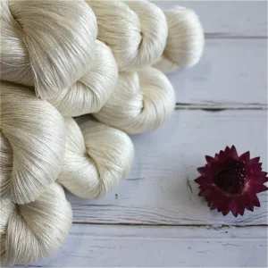 Lotus Yarns Pruce 60 2NM Mulberry Pure Silk Yarn for Knitting and Weaving