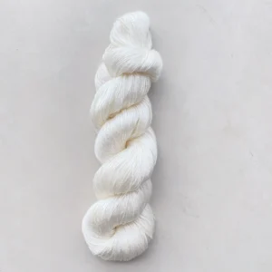 Lotus Yarns Silk 8 Natural White 400mtrs 100g Fingering Weight US 1 3 High Quality Undyed Yarn for Handdye Handknitting Yarn