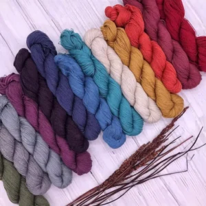 Lotus Yarns Swan Lake Lace Weight High Quality Cashmere Wool Angora Blended Yarn 365m 50gram Knitting and Machine Knitting