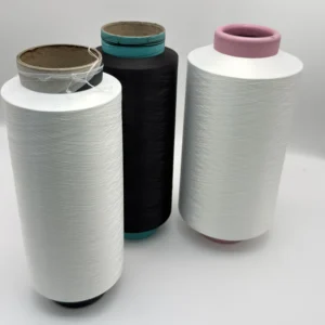 Low Elastic 100% Polyester 40S Cotton Touch DTY Textured Yarn for Circular Knitting Seamless Garment Factory Supply Support OEM