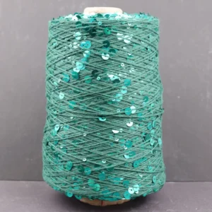 Low Price 55% Cotton 45% PVC Glitter Crochet Paillette Yarn with Shiny Sequin for DIY Knitting Crochet Fancy Yarn Genre