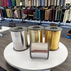 M Type Metallic Yarn Manufacturer 1 69″ 1 110″ Metallic Yarn for Weaving and Knitting Lurex Metallic Thread