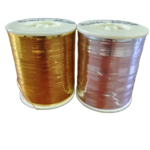 M Type Metallic Yarn Manufacturer 30mic 1.5mm Metallic Yarn for Weaving and Knitting Mexico Market