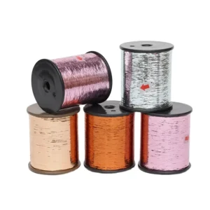 M Type Sparkle Metallic Yarn Bobbin