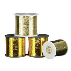 M Type Transparent Metallic Poly Film Yarn for Knitting Lurex Yarn Metallic Thread Yarn Metallic
