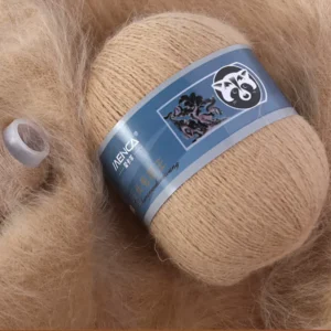 MENCA Plush MINK YARN 50G+20G For Hand Knitting Woman Sweater Cardigan Extra Soft Fluffy Warm Top-Dyed Angora Rabbit Blended