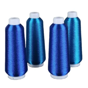 MS ST MHS Type Metallic Lurex Yarn for Embroidery Flat Yarn Upholstery Yarn Silver Metalized Yarn