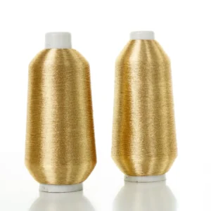 MS Type Metallic Yarn 150D Embroidery Japanese Quality Pure Golden Manufacturer Metallic Yarn