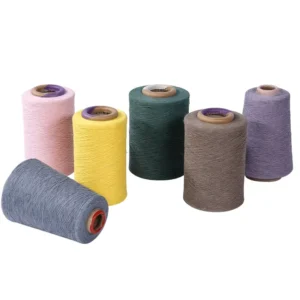 MVS CVC 65 35 32S 40S Cotton Polyester Blended Yarn Vortex Spun for Knitting Fabric