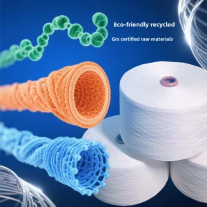 MVS NE 16/1 70% Recycled Polyester and 30% Lenzing Eco Vero Raw White Vortex Blended Yarn