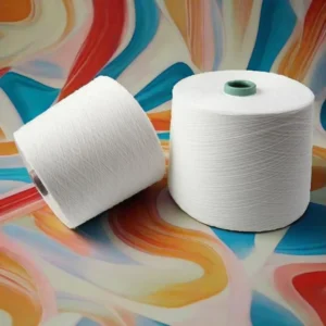 MVS NE 21/1 90% Polyester and 10% Cotton Raw White Vortex Blended Spun Yarn