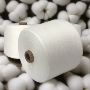 MVS NE 32/1 60% Cotton and 40% Polyester Raw White Vortex Blended Spun Yarn