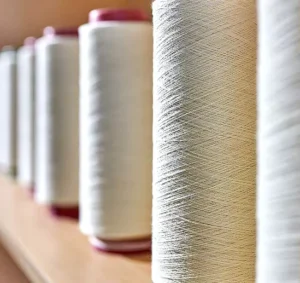 MVS NE 40 1 100% Pure Recycled Polyester Raw White Vortex Yarn