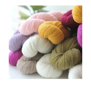 Machine Knitting 26nm/2 Pure Woolen 100% Cashmere Yarn for Baby Knitting