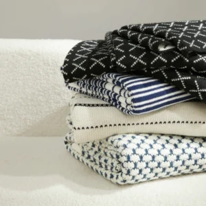 Magic Green Soft Cotton Acrylic Blanket Throw Sleeping Blanket for Winter 50*60 Inch
