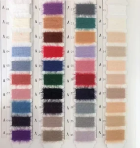 Manufacturer 1.3 cm 13NM 100% Nylon Fancy Imitate Mink Hair Yarn Fancy Yarn for Knitting Scarf