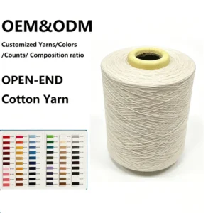 Manufacturer 7S Polyester 65% Cotton 35% Yarn TC Bangladesh Regenerated Recycle Combed Color Cotton Yarn for Socks Melange Yarn