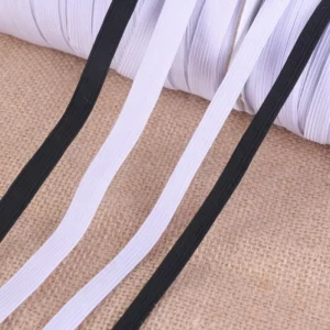 Manufacturer Elastic Band Flat Rubber Band Latex Polypropylene Yarn Elastic Accessories Cuff Sleeves Garment Home
