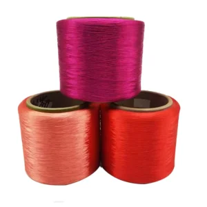 Manufacturer FDY 120D-600D Cone Dyed Polyester Fdy Yarn for Weaving Knitting Fabrics and Yarns